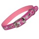 Collier 2D Motif Coeur Rose