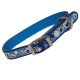 Collier 2D Motif Coeur Bleu