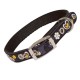 Collier 2D Motif Coeur Noir
