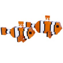 Lego - Pair Clownfish, Male & Female - Amphiprion ocellaris - Poisson-clown