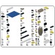 Lego - Black & White Bannerfish - Heniochus acuminatus - Poisson cocher