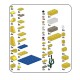 Lego - Yellow Tang - Zebrasoma flavescens - Chirurgien jaune